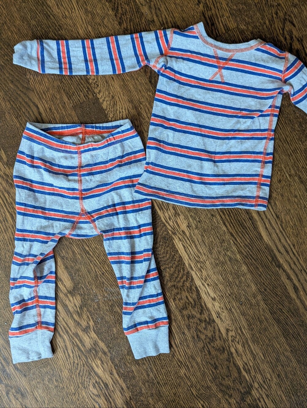 Pact Organic striped dream big pajamas, 2T